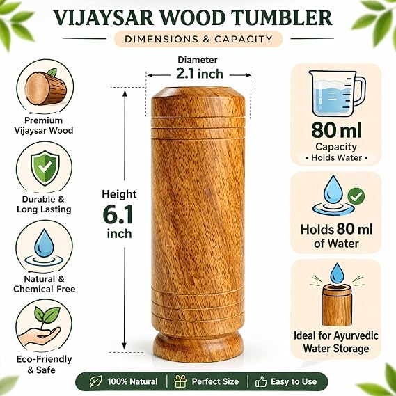 Wooden Herbal Wellness Cup