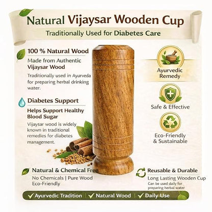 Wooden Herbal Wellness Cup