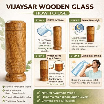 Wooden Herbal Wellness Cup