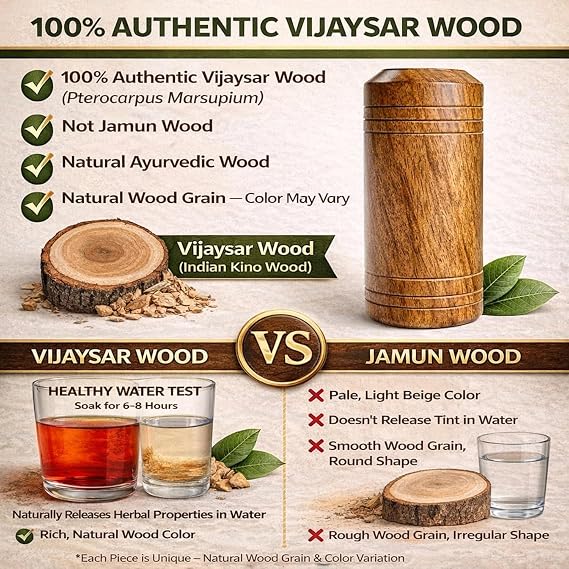 Wooden Herbal Wellness Cup