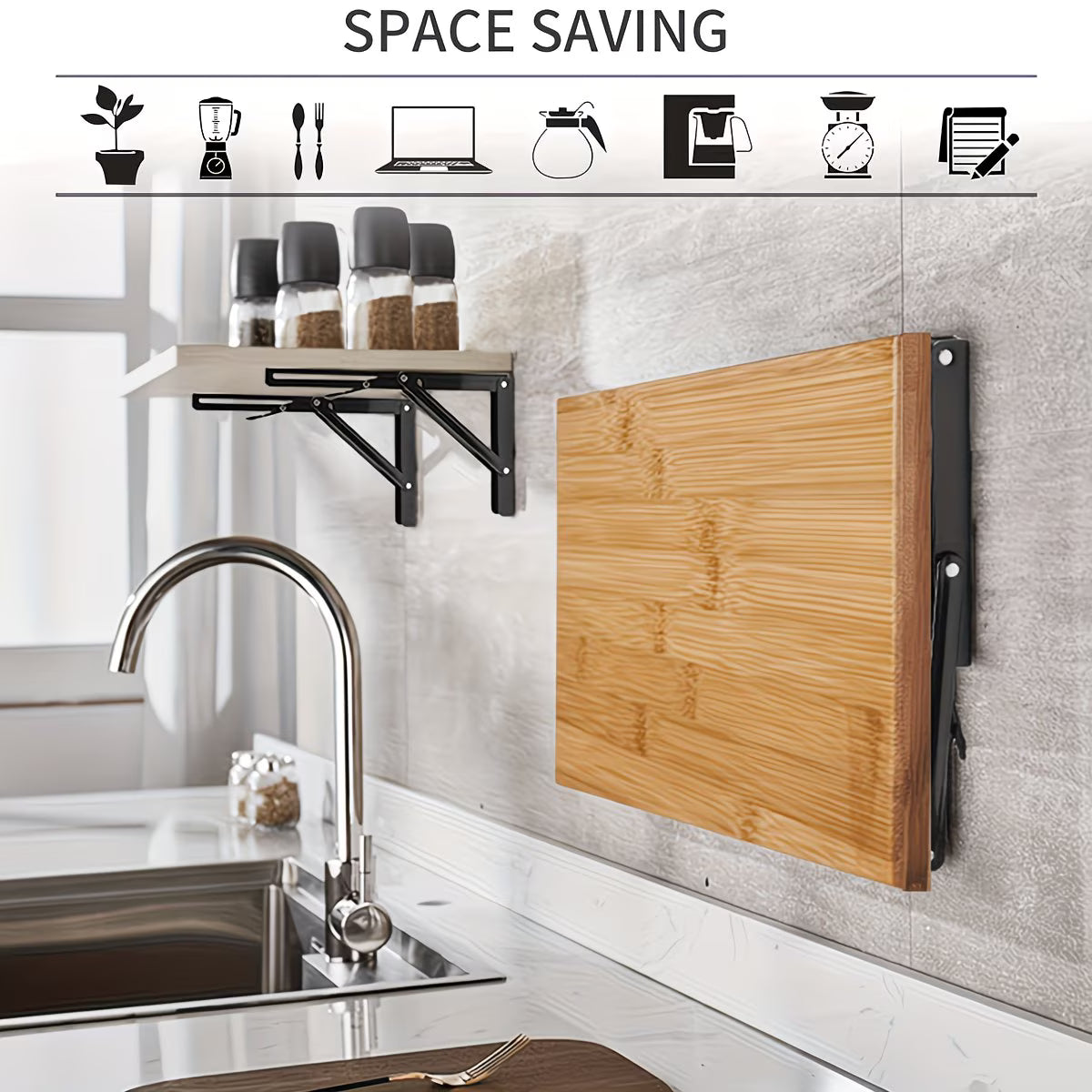 Adjustable Folding Bracket (8 INCH)