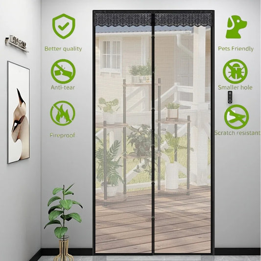 Magnetic Screen Door Curtain