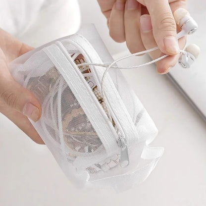 Nylon Mesh Zipper Pouch