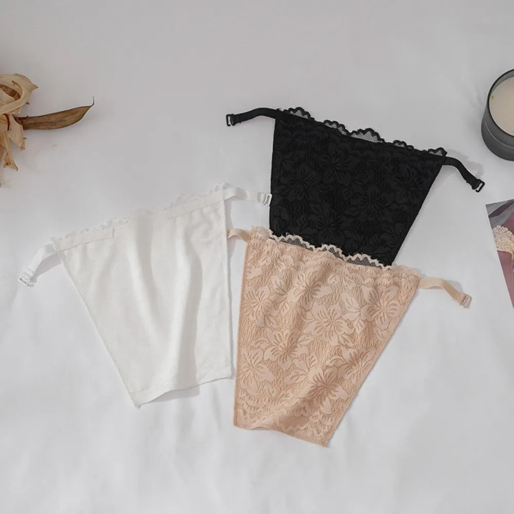 Deep Neck Camisole In 3 Colors (White, Black, Biege)