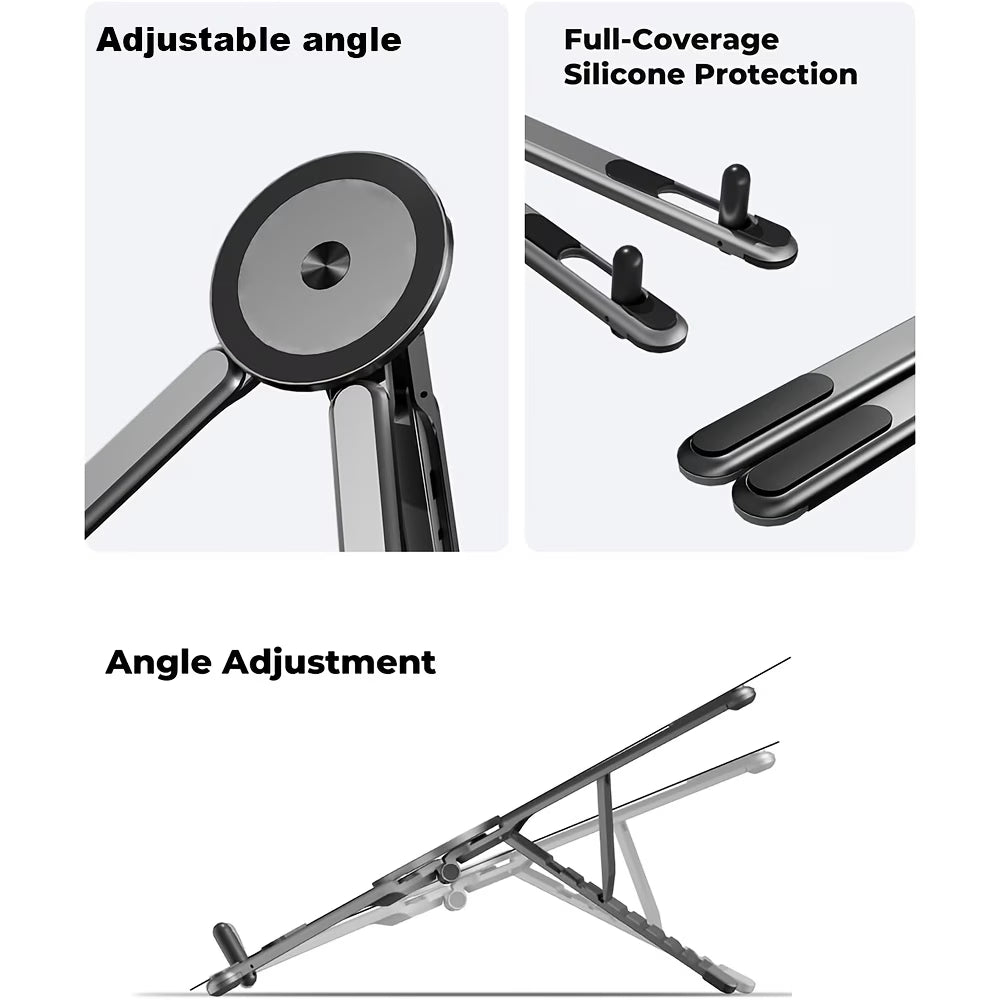 Portable Magnetic Laptop & Phone Stand