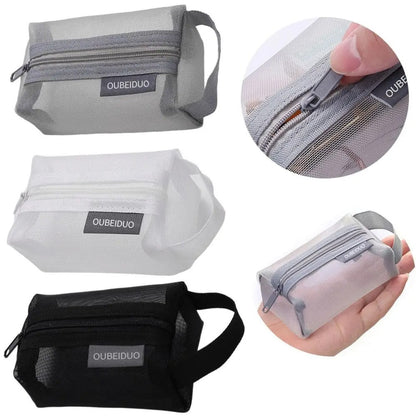Nylon Mesh Zipper Pouch