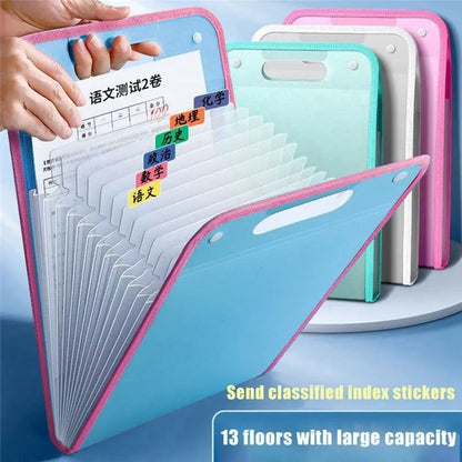 Multi Layer Document Organizer Bag