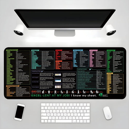 Shortcut Keys Mouse Pad