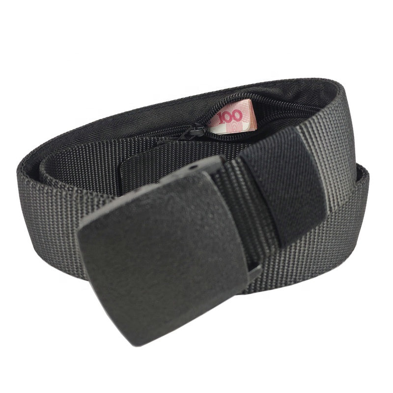 Travel Security Belt with Hidden Cash Pocket