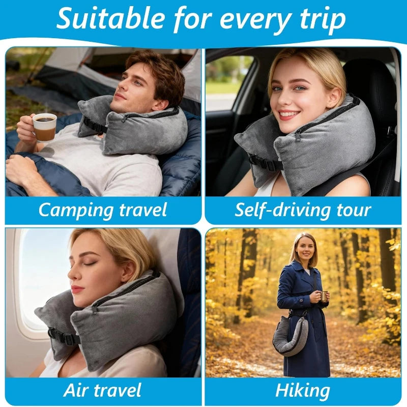 Stuffable Travel Neck Pillow