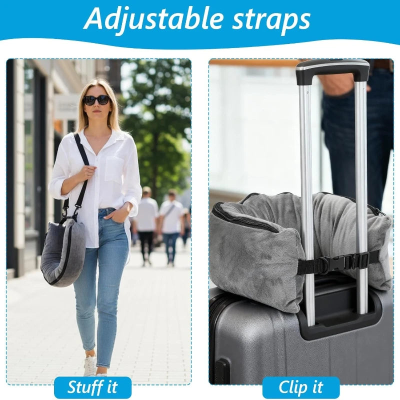 Stuffable Travel Neck Pillow