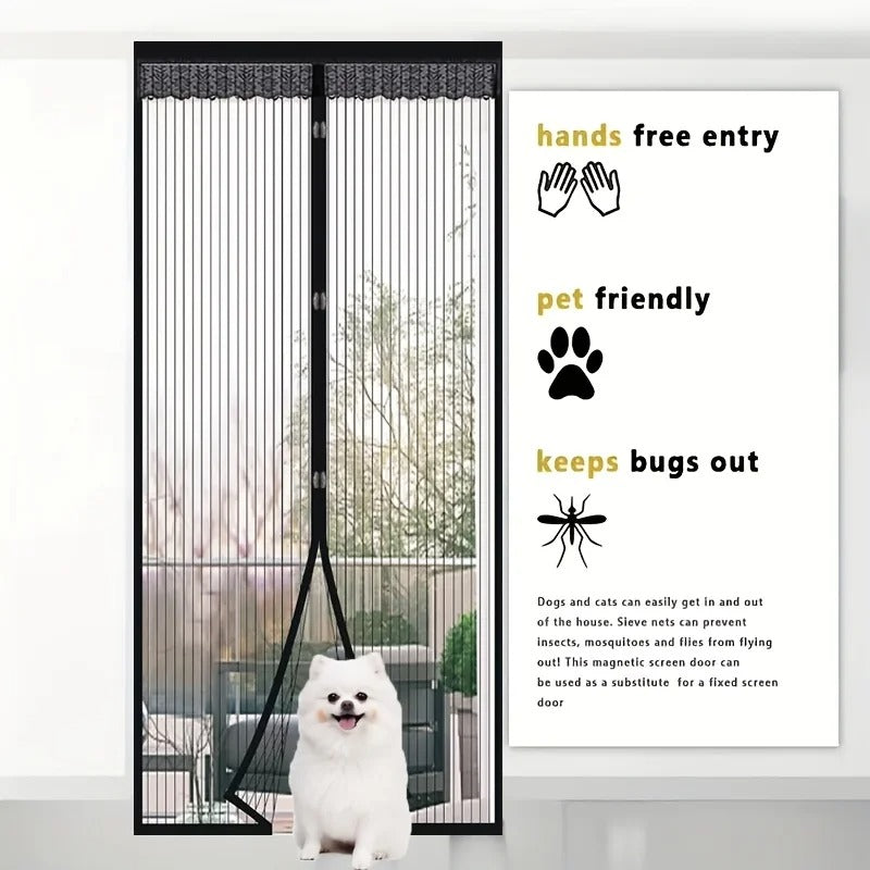 Magnetic Screen Door Curtain