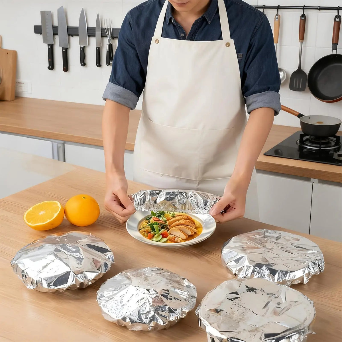 Reusable Aluminum Foil Food Wrap Covers