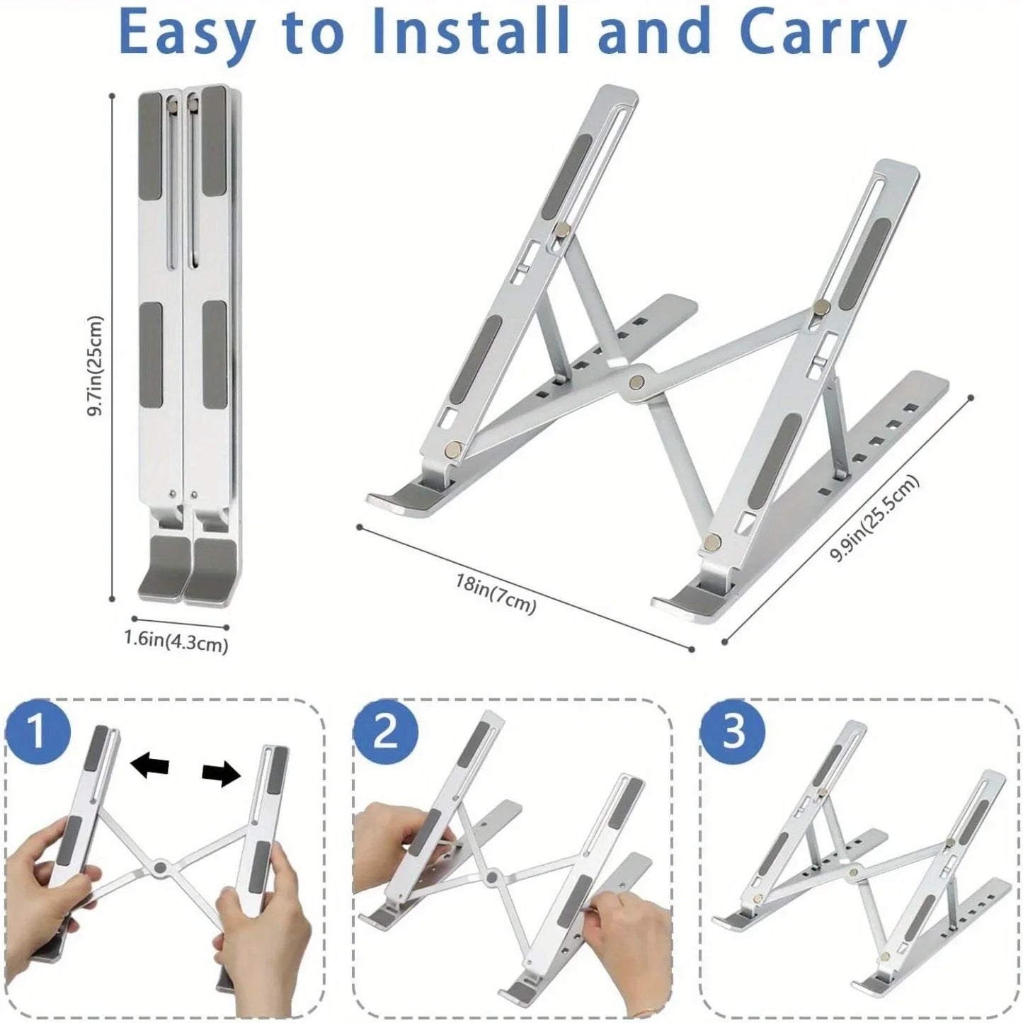 Adjustable Aluminium Laptop Stand