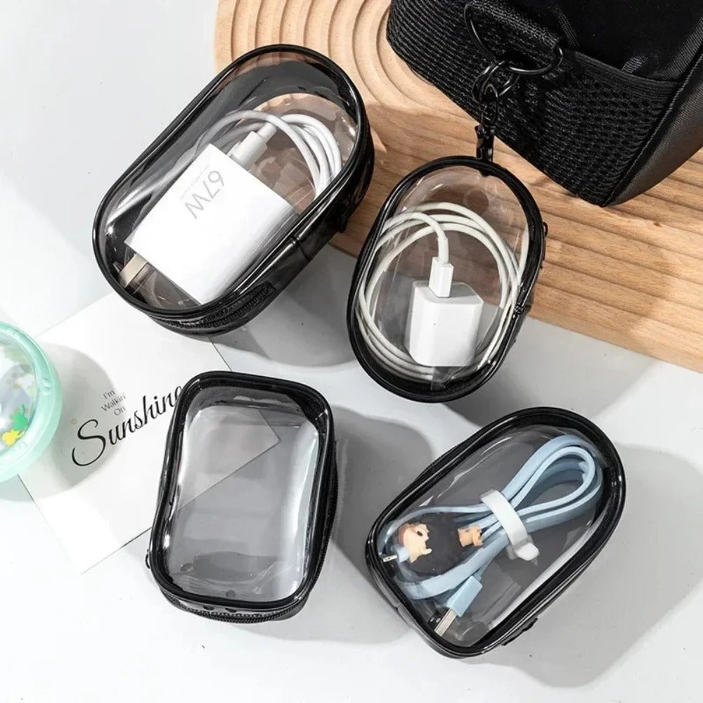 Transparent Travel Organizer Bag With Key Chain