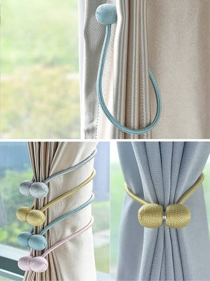 Premium Magnetic Ball Curtain Tiebacks