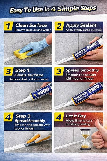 Waterproof Silicone Sealant For Roof & Leak Repair
