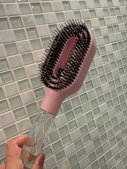 2-in-1 Spray Hair Brush – Detangle, Hydrate & Style Instantly