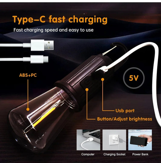 Outdoor USB Rechargeable LED Lamp Bulbs