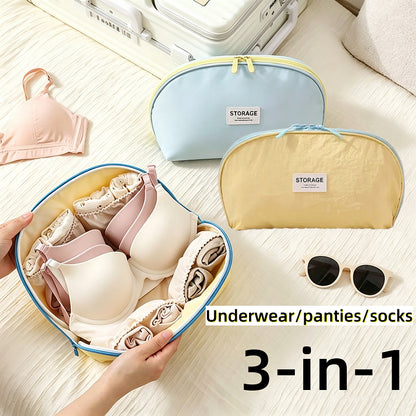 Multi-Compartment Bra & Panty Travel Organizer