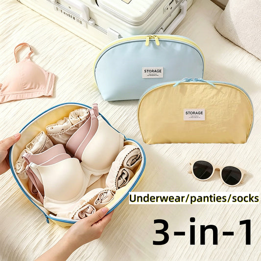Multi-Compartment Bra & Panty Travel Organizer