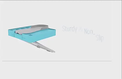 Foldable Pedicure Footrest With Fan & Light