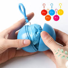 Disposable Raincoat with Portable Ball Case