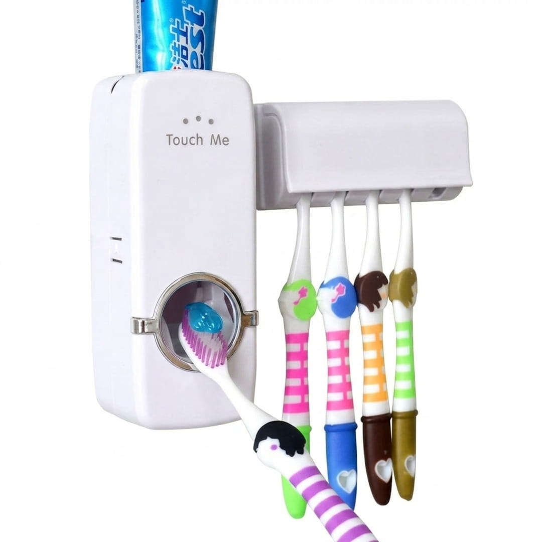 Convenient Toothpaste Dispenser with Holder
