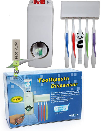 Convenient Toothpaste Dispenser with Holder